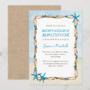 Search for aqua starfish invitations Rustic