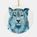 Search for snow leopard christmas tree decorations Animal