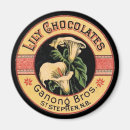 Search for advertisements round magnets Vintage