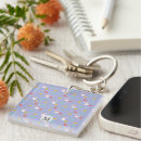 Search for blue bunny key rings Watercolor