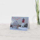 Search for lighthouse christmas cards Snow