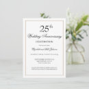 Search for 25th 4x6 invitations Elegant