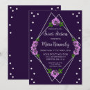 Search for purple and silver sweet 16 invitations Birthday party