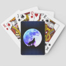 Search for wolf playing cards Full moon