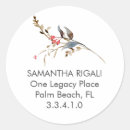 Search for winter address stickers Botanical