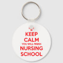 Search for keep calm rounded key rings Nursing