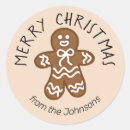 Search for cute gingerbread man stickers Xmas