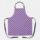 Search for purple gingham aprons Chequerboard