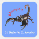Search for scorpio square stickers November