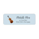 Search for fiddle return address labels Blue