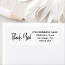 Search for business thank you return address labels Modern