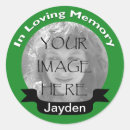 Search for memorial photo stickers Remembrance