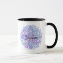 Search for blue mandala mugs Pretty