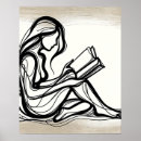 Search for girl reading a book posters Woman