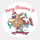 Search for funny skateboard stickers Merry christmas