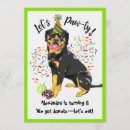 Search for rottweiler invitations Funny