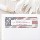 Search for veterans day return address labels 4th of july
