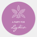 Search for purple orchid stickers Elegant