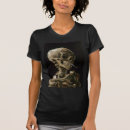 Search for van gogh skull tshirts Skeleton