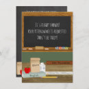 Search for teacher shower invitations Chalkboard