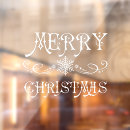 Search for merry christmas window decals White
