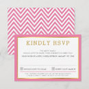 Search for zigzag invitations Gold