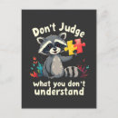 Search for autism support postcards Be kind