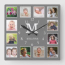 Search for monogram clocks Photo collage