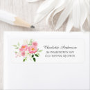 Search for cherry blossom return address labels weddings Elegant