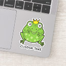 Search for frog with crown stickers Prince