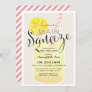 Search for lemonade bridal shower invitations Rustic