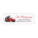 Search for pickup return address labels Red