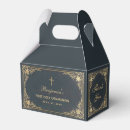 Search for first communion favour boxes Gold cross
