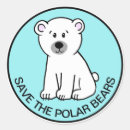 Search for save polar bears stickers Climate change