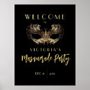 Search for masquerade party decor Black