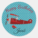 Search for aeroplane birthday stickers Jet