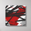 Search for red black white abstract art Contemporary