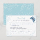Search for graphics rsvp cards Blue