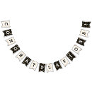 Search for black and gold bunting flags Graduation