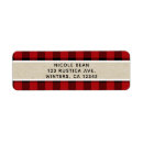Search for plaid wedding return address labels Country