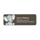 Search for baby elephant return address labels Animals