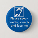 Search for hard of hearing badges Lip