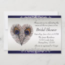 Search for blue peacock invitations Navy