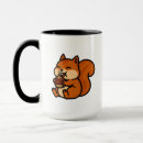 Search for cute squirrel mugs Nature lover
