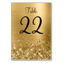 Search for yellow wedding table cards Gold