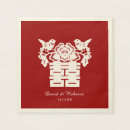 Search for double happiness napkins Red