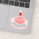 Search for cartoon crab stickers Crabby