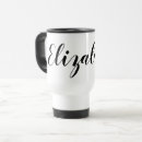 Search for white travel mugs Typography