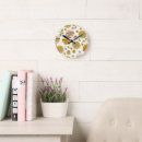 Search for vintage floral clocks 70s