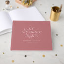 Search for dusty pink wedding guest books Elegant